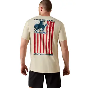 Men's Split Freedom Painted Classic Fit T-Shirt
