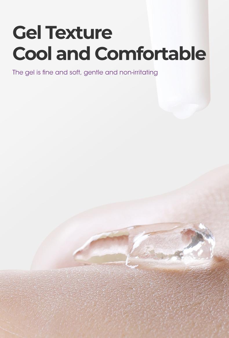 Kreain Nature 4 Refreshing Gel Carthamus Seed Scutellaria Baicalensis Extract Carboxymethylcellulose Purple Daisy