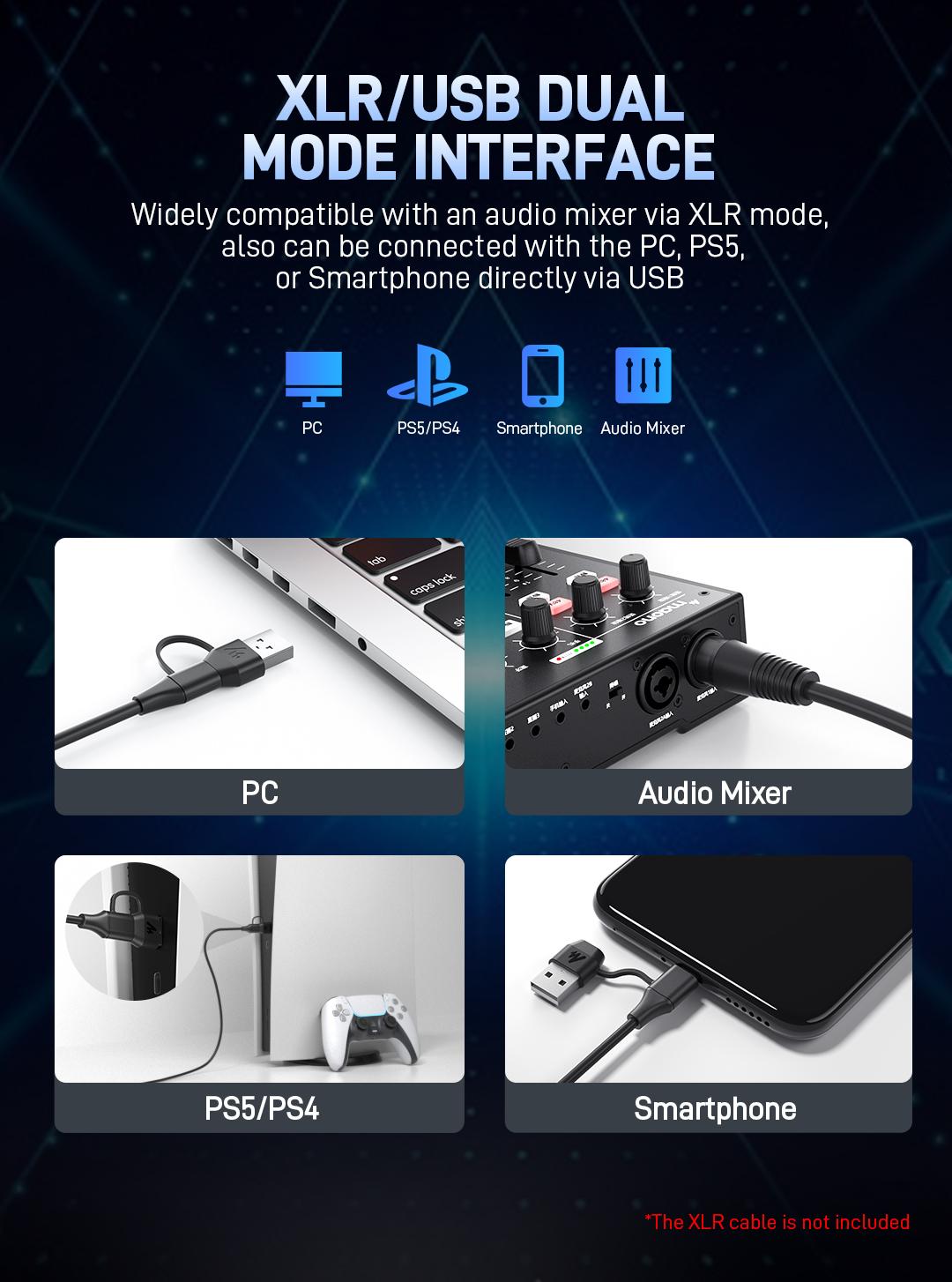 Maono PD200X Dynamic RGB Gaming Microphone with USB & XLR Cable Connectivity, Mute button, noise reduction, zero latency, widely compatible with computers, PC, Mac, Android /iOS smartphone, audio mixer, friendly for Singing, Gaming, Podcasting, Recording. Maono PD200X Dynamic RGB Gaming Microphone with USB & XLR Cable Connectivity, Mute button, noise reduction, zero latency, widely compatible with computers, PC, Mac, Android /iOS smartphone, audio mixer, friendly for Singing, Gaming, Podcasting, Recording.