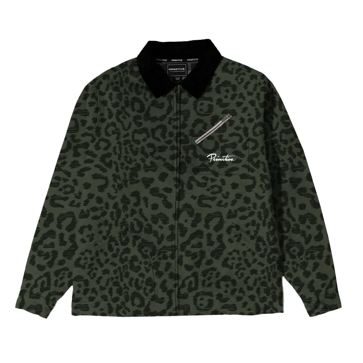 Primitive Apparel Men's Zip Up Jacket Quest Work