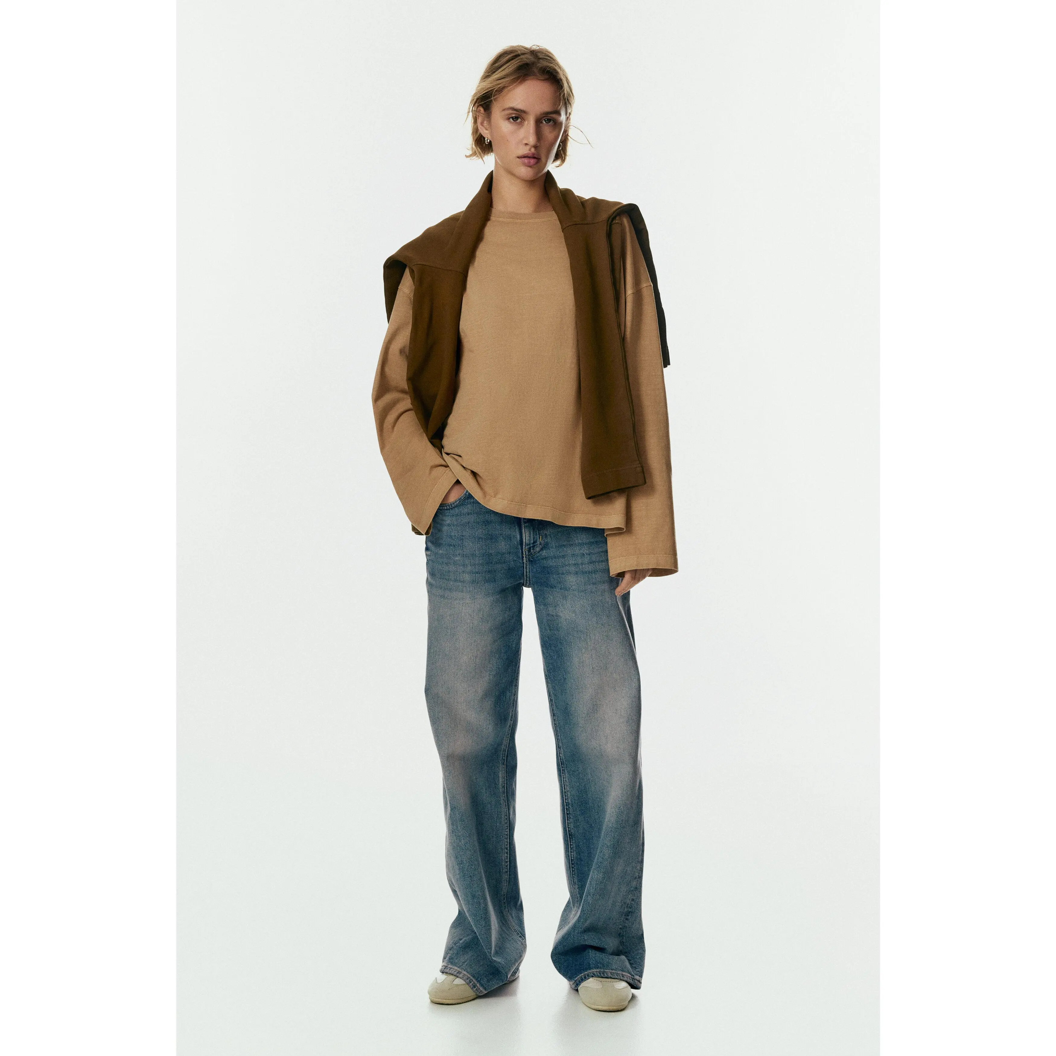 H&M Long-sleeved cotton top