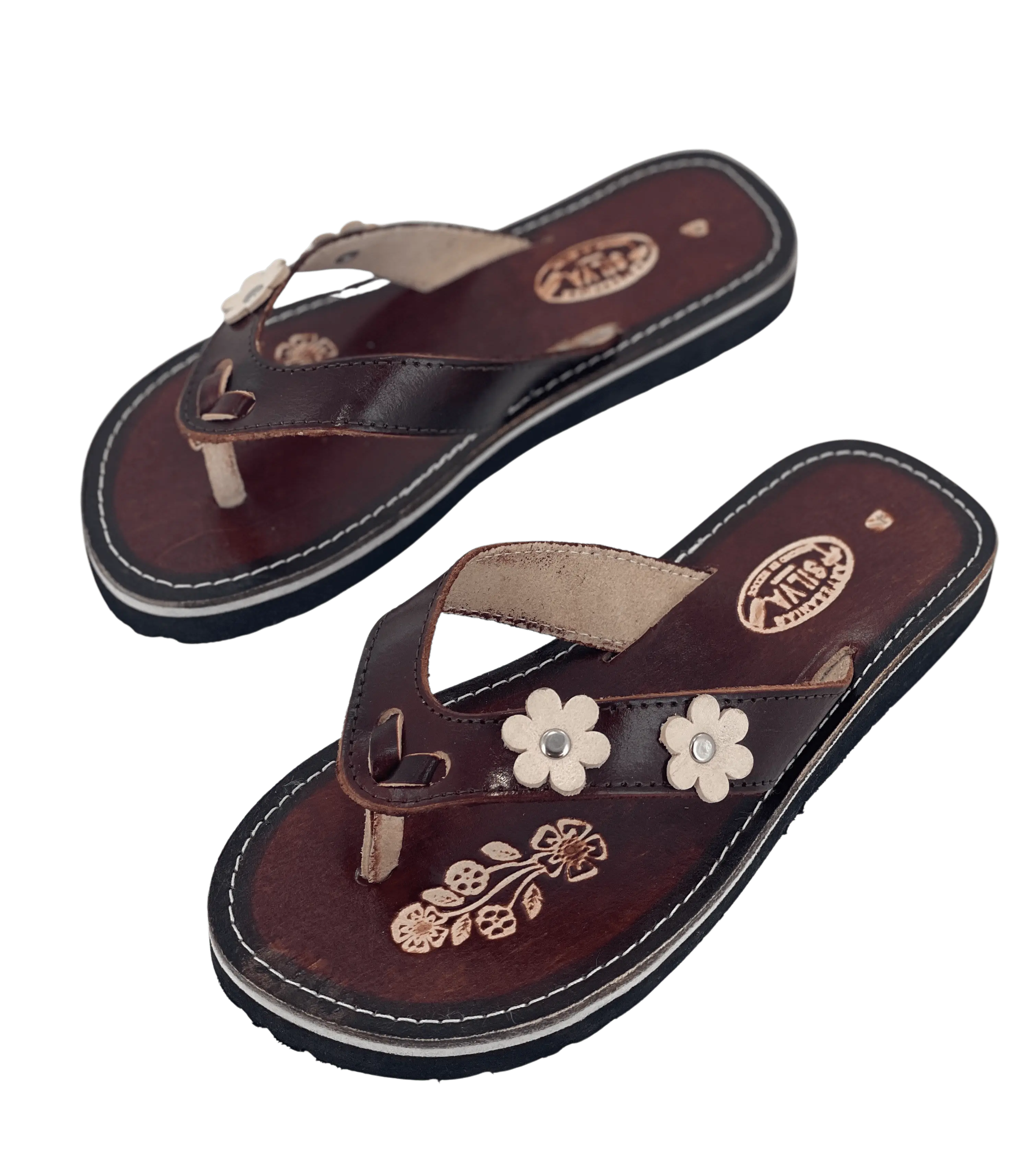 Women's Handmade Leather Sandal Cookies - Available in Various Colors Footwear Walking Shoes
