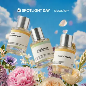 Spotlight Special, Dossier, Women Perfume Bundle, 3x50ml, Eau de Parfum, Musky Buttercream, Fruity Vanilla, Airy Linens