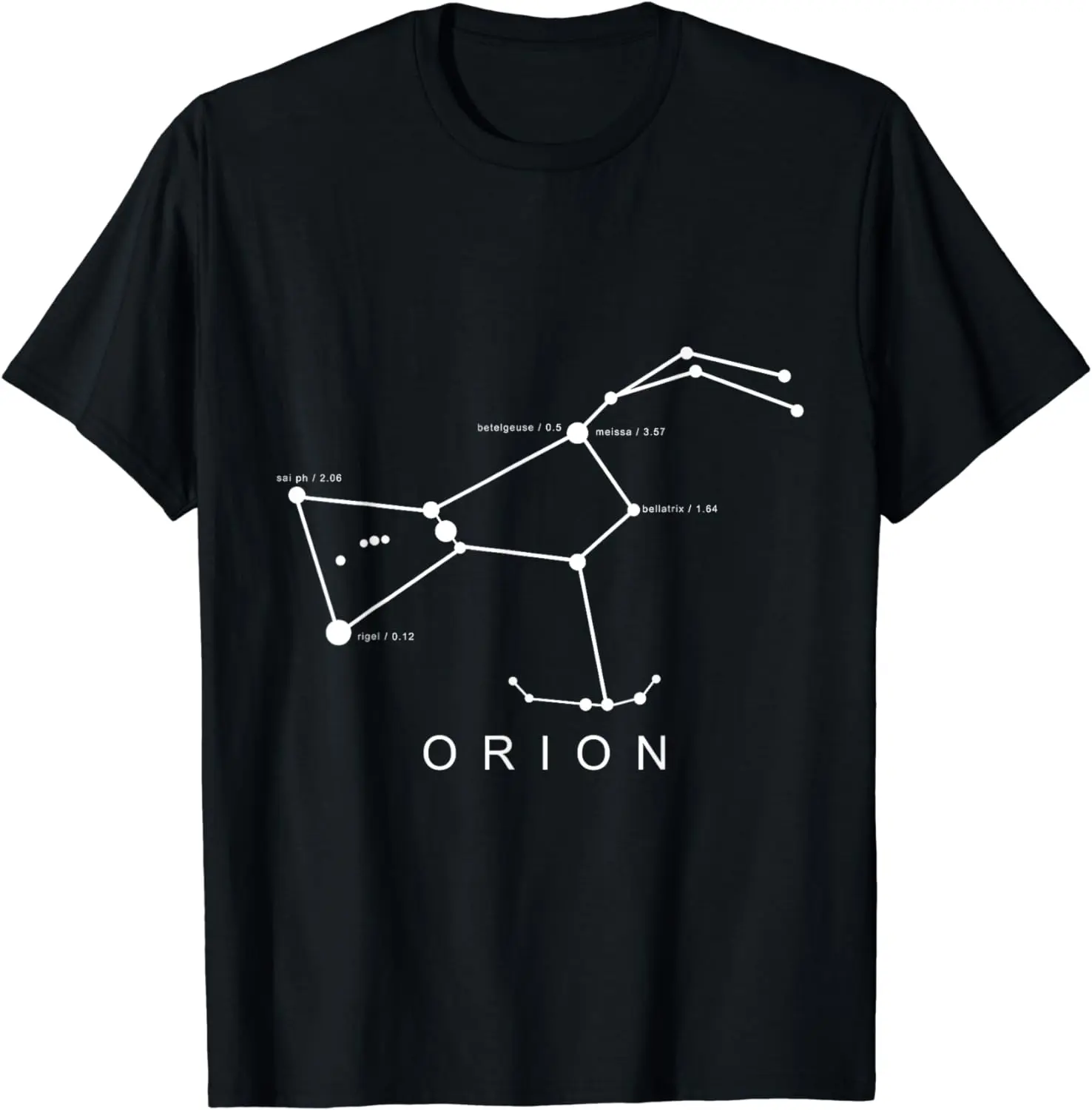 100% Cotton Top Orion Constellation Astronomy Lover Stargazing Gift T-Shirt