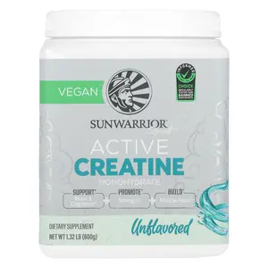 Sunwarrior Sport, Active Creatine Monohydrate, Unflavored, 1.32 lb (600 g)