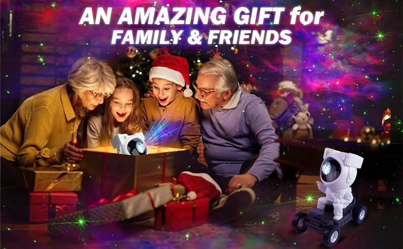 Gen 2 Moon Rover Astronaut Galaxy Projector Night Light, Bluetooth Space Star Projector with Remote & Timer, LED Nebula Ceiling Light for Kids Room, Bedroom Decor, Aesthetic Light, Valentine’s Day & Christmas Gift, Space Lovers, Couples, Romantic Light Ad