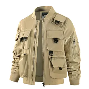 Men's Outdoor Tactical Jacket Softshell Waterproof Lightweight Windbreaker with Multi Pockets for Camping Hiking Coats Protective Armour Activewear Blazer for Outdoor Enthusiasts Tops Love Menswear Operator Long Sleeve