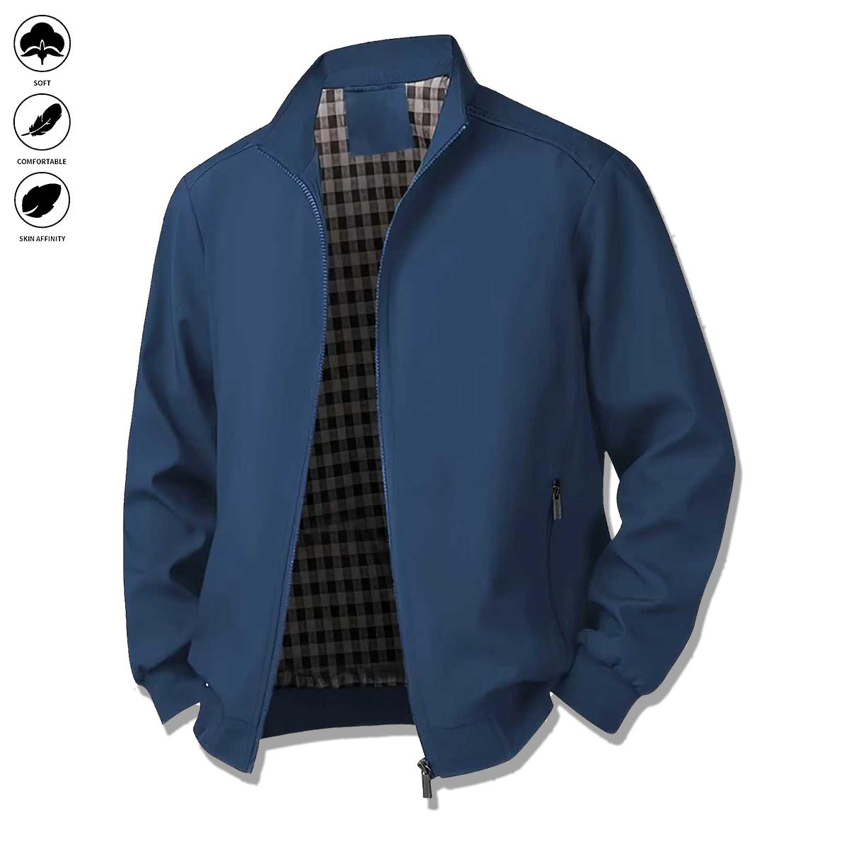 Men's Soft Autumn Outfit TikTok Shop Trending Skin-Friendly Comfortable Fabric Stylish Casual Wear for Autumn Days Versatile Men's Clothing Long Sleeve