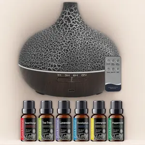 Air Humidifier and Essential Oil Diffuser Combo,  Ultrasonic Cool Mist Humidifier for Large Room Bedroom, Remote Control, Ultra Quiet, Auto Shut-Off