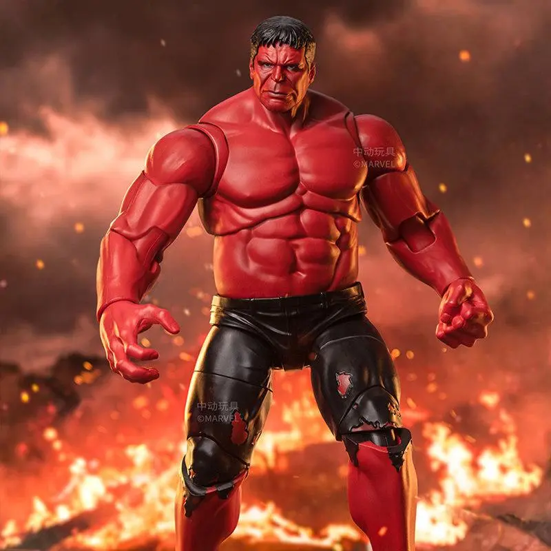 MARVEL RED HULK FIGURES ARTICULATED ACTION FIGURES