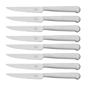 ZWILLING Porterhouse Steak Knife Set, 8-piece Gift Set with Black Case, Stainless Steel Blades