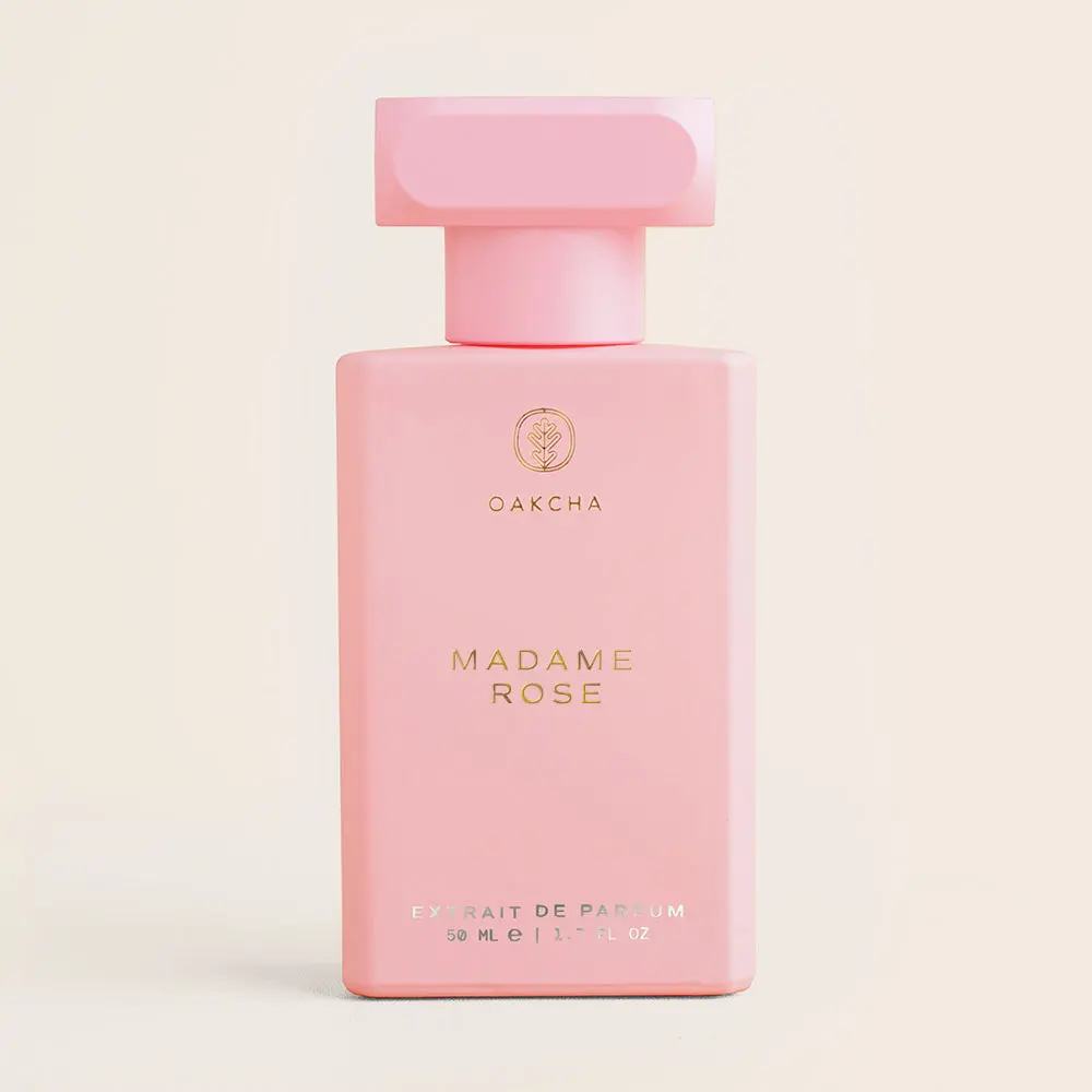 Madame Rose – Floral Fruity Green Extrait de Parfum | Turkish Rose, Litchi & Cashmere Woods | Feminine Fragrance