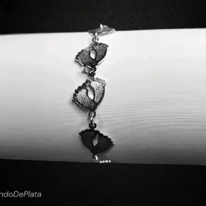 little feet silver 925 bracelet