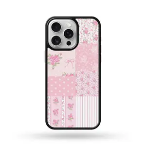 Pink Floral Patchwork Phone Case
