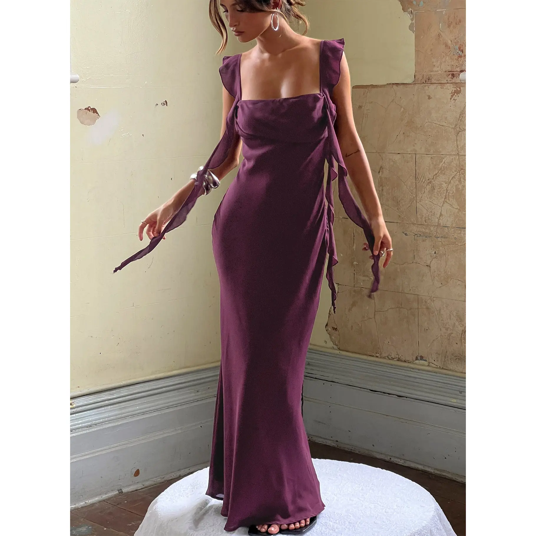 Lanai Maxi Dress Plum