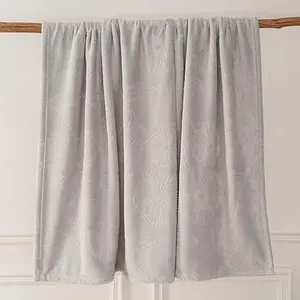 Concierge Collection South Street Loft  60" x 70" Embossed Plush Throw