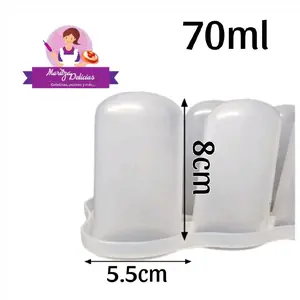 Oval Jello Popsicle Mold / Ovalado Molde Paletas