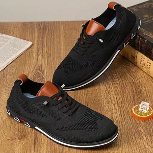 Men's plus-size business formal shoes, wearing loafers in the office