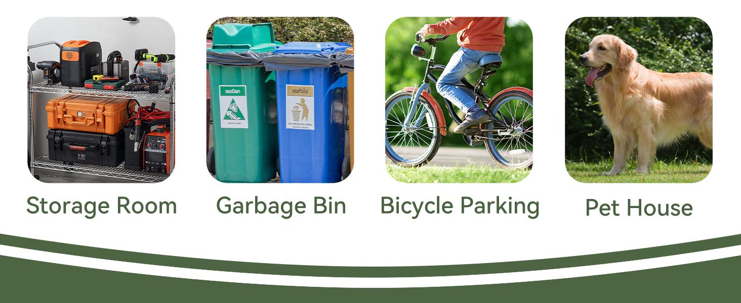 Aoxun Storage Shed Outdoor Metal Storage Shed 8*6 ft, Galvanized Steel Metal Garden Shed with Air Vent and Hinged Door Utility Tool Storage House for Garden, Backyard, Patio, Lawn, with Swing Door and Lock, Brown