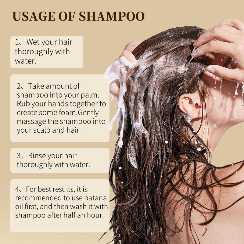 Summervibes 【Buy 1 Get 1 Free】Buiiti Batana Rosemary Onion Three - in - One Anti-Hair Fall HairLoss Treatment Shampoo,Oil Control Antidandruff Haircare,Help HairGrowth For all hair types, natural Haircare