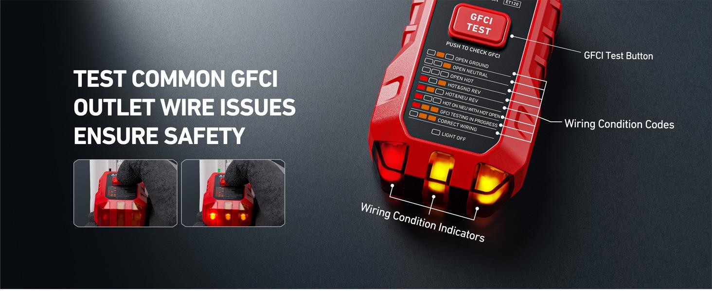 【Spring Glow Up】AstroAI Electric Circuit Breaker Finder with GFCI Outlet Tester, Electrical Tester Tool for Home/Workshop Circuit Tracing, Quickly Locates Breakers with Indicators