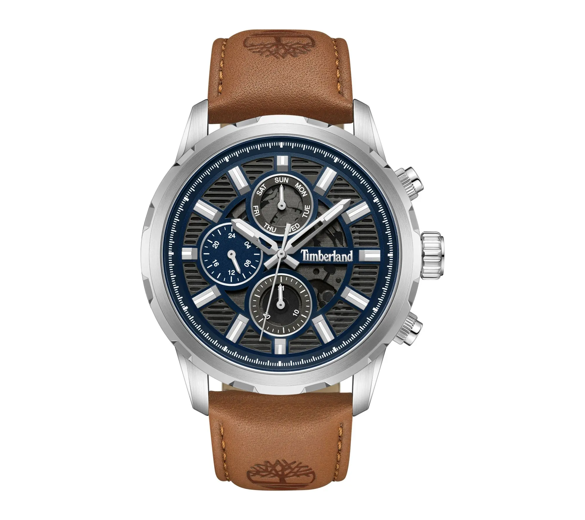 Timberland Men's Hampton Harbour Stainless TanStrap Watch
