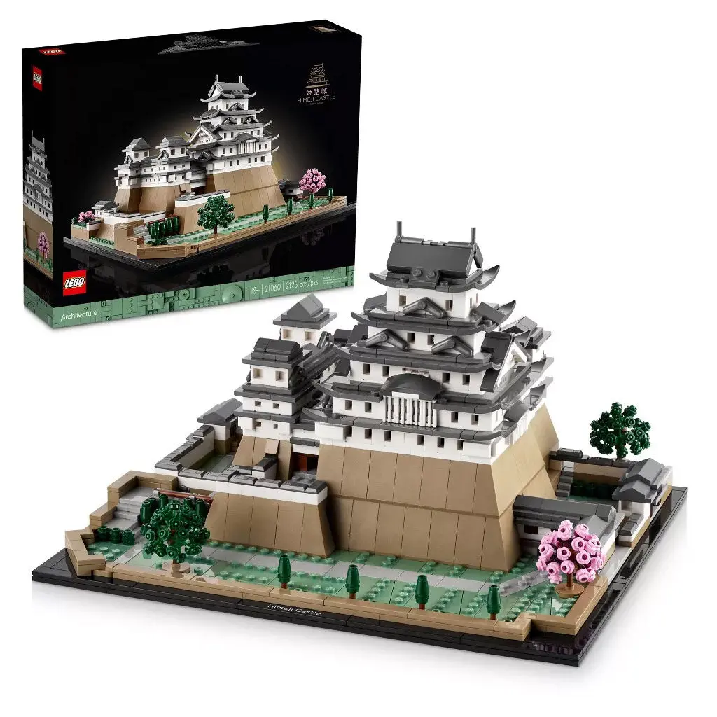 LEGO Himeji Castle Construction Model Kit Building Set (21060) - Collectible Art Toy Gift for Hobbyists, Features Authentic Details