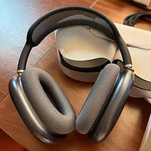 For Original Airpods max magnetic earcups Wireless Bluetooth Noise Cancelling Music Headphones Over Ear Couples Gift For Walking And Cycling Sports Compatible With Samsung Huawei Apple Devices