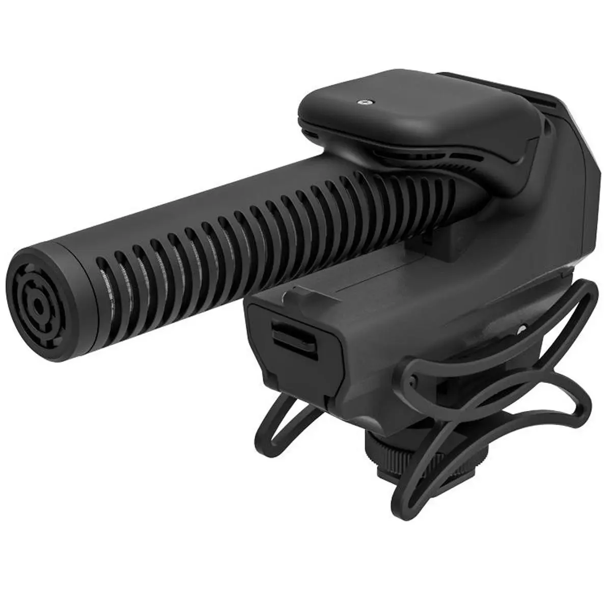 Azden SMX-15 Powered Shotgun Video Microphone for DSLR Cameras - Camera Accessories with Full Range Audio Enhancement, Gain Booster, Detachable Pad, Universal Mount Compatibility, 1 AA Battery Included