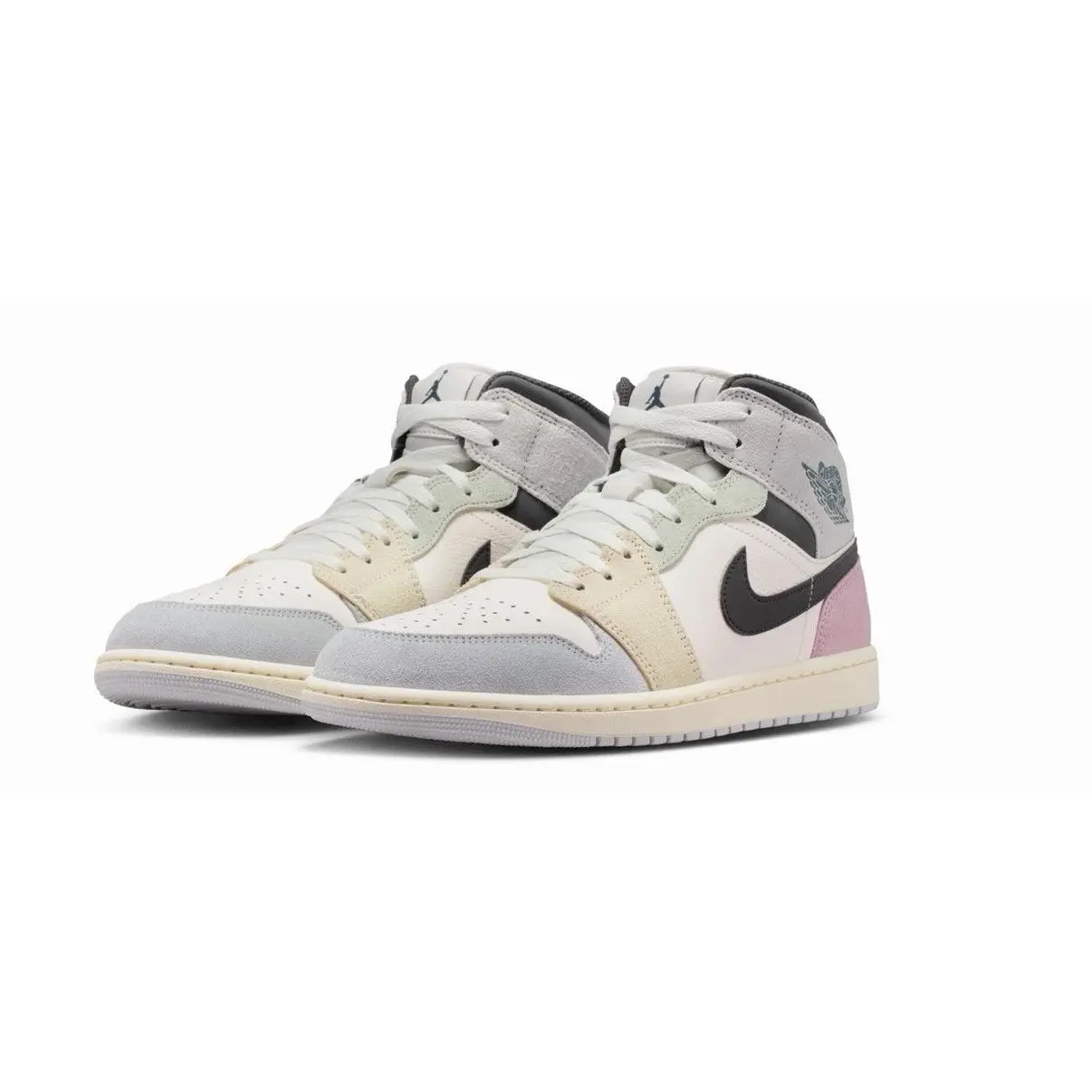 Nike Air Jordan Mid SE Mens Size 9-13 Retro Sneaker Sail Iced Jade Anthracite