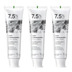 3 PCS 7.5% Hydroxyapatite Toothpaste,Gentle and Effective Formula,Fresh Mint Flavor, for Sensitive Teeth,Deep Cleansing Toothpaste