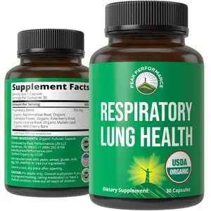 USDA Organic Lung Detox & Cleanse For Better Respiratory Health and Allergies Relief