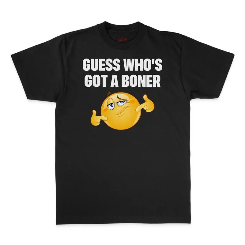 Guess Who's Got A Bone T-Shirt, Funny Adult Humor Meme Graphic Tee, Rude Statement Joke Shirt, Sarcastic Party Shirt, Offensive Gag Gift, Unisex Casual Graphic Tee for Men Women Black Streetwear