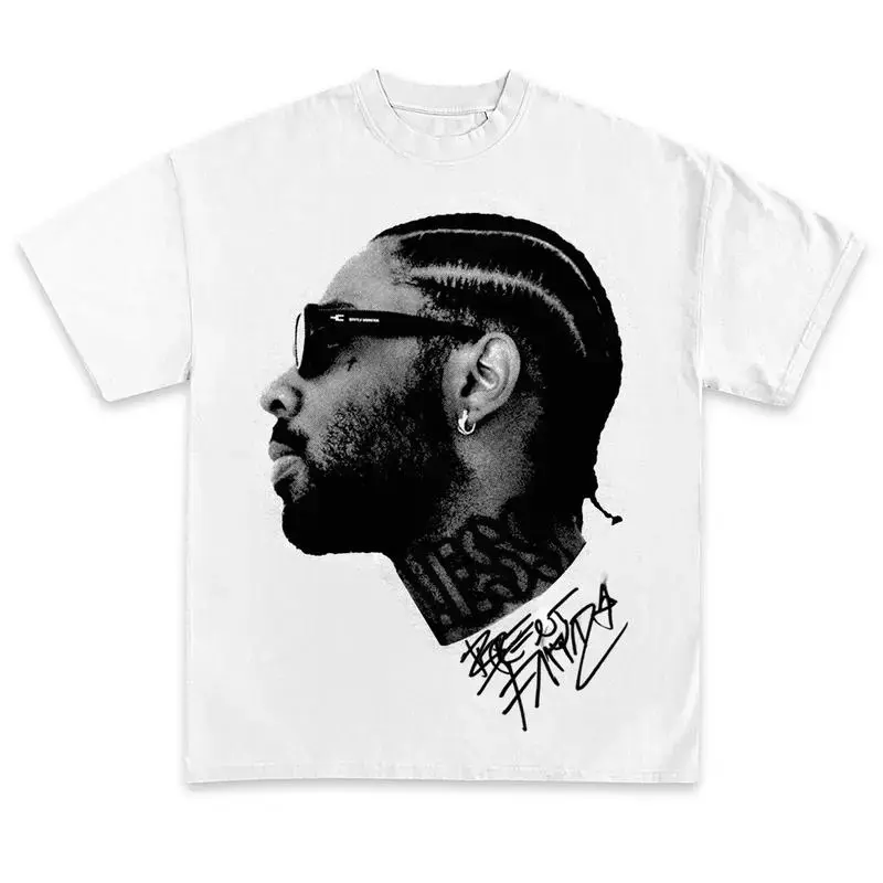 Unisex Brent Faiyaz Sonder Rapper Graphic T-Shirt - Vintage Rap Hip Hop Mercy, Classic Round Neck Short-Sleeve Cotton Streetwear Top for Men Women, Shortsleeve