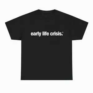 Nettspend Early Life Crisis Osamason Tour Merch T-Shirts Tees Black Retro Music Fan Gift, Hip Hop Apparel Merch 90s 4