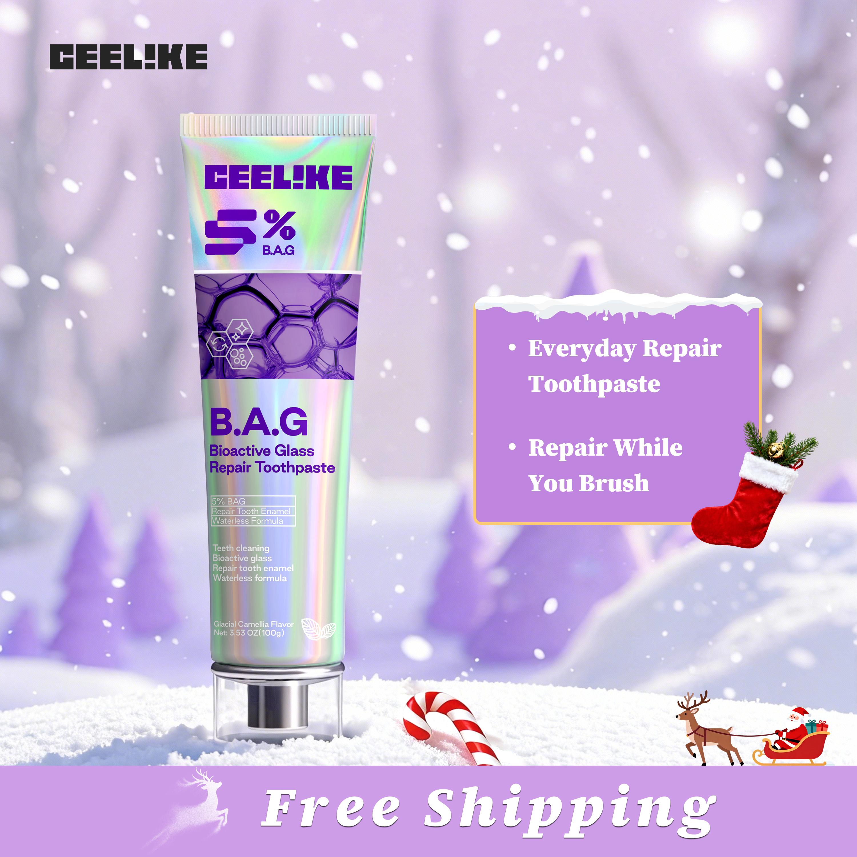 CEELIKE 5% B.A.G. Toothpaste - Bioactive Glass Technology for Enamel Repair, Discomfort Relief, Restored Comfort & Fresh Breath