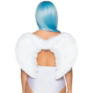 Leg Avenue White Feather Angel Wings Halloween Costume Accessory