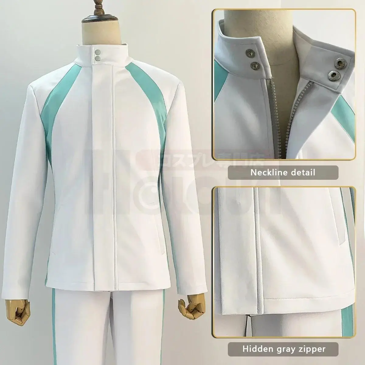 2025 Halloween Holoun Haiky Anime Aobajohsai Middelbare School Uniform Oikawa Tooru Cosplay Kostuum Pruik Borduurwerk Full-Zip