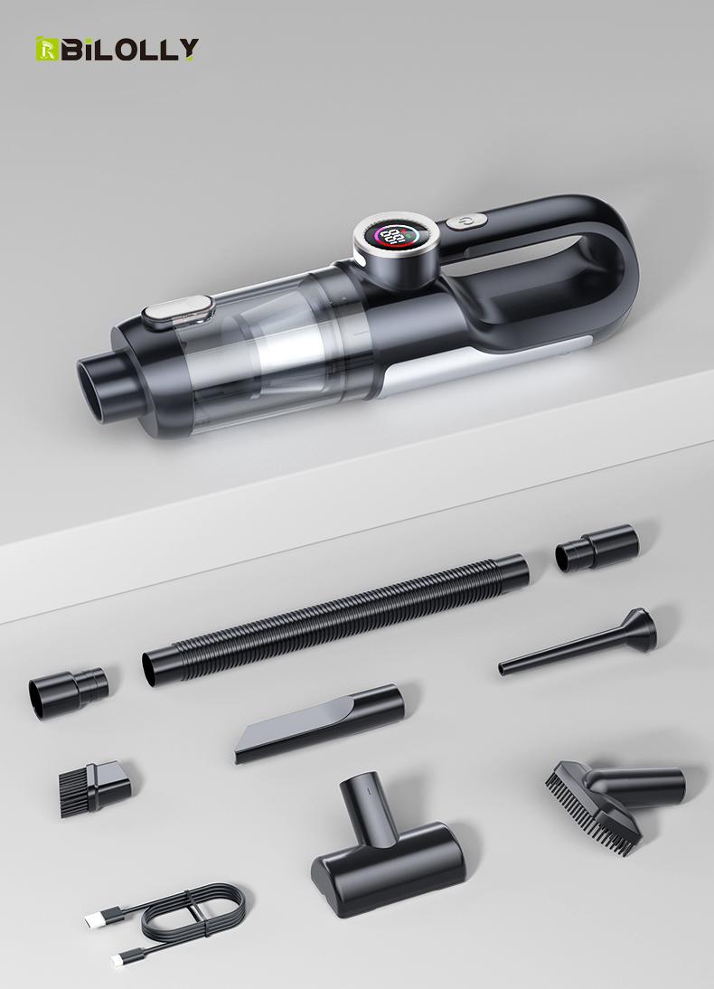 Vehicle and home wireless handheld vacuum cleaner, 2-in-1 car vacuum and blower, high power and strong suction, compact and mini handheld car interior cleaning machine, wet and dry car vacuum cleaner. Vehicle and home wireless handheld vacuum cleaner, 2-in-1 car vacuum and blower, high power and strong suction, compact and mini handheld car interior cleaning machine, wet and dry car vacuum cleaner.