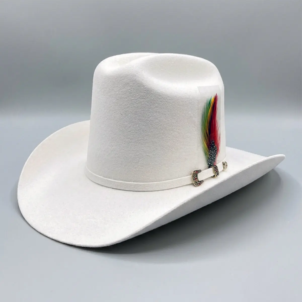 Tombstone El Viejón Tejana White Felt Hat