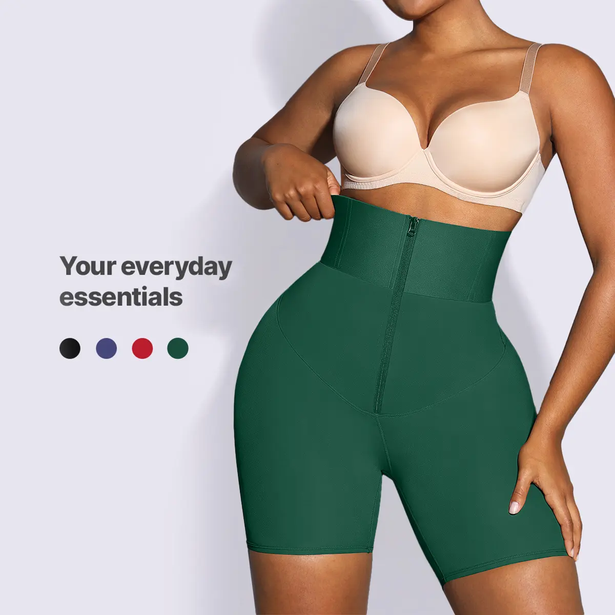outlet Shapellx AirSlim Waistband Workout Shaping Shorts Sales