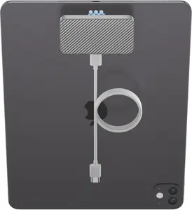 Magnetic Wireless Charger for iPad Pro 12.9inch(3rd/4th/5th/6th) & iPad Air 13 (M2/M3) ONLY, 18W Fast Charging Smart Connector Charger, Aluminum Alloy Wireless Charging Pad with USB-C Cord Cable Tablet Computer Electronic