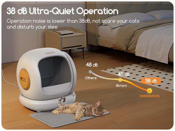 Meowant SC02 75L Large Automatic Cat Litter Box for Multiple Cats with Pee Guard Odor Removal Anti-Pinch Design Easy Installation Gift Meowant SC02 75L Large Automatic Cat Litter Box for Multiple Cats with Pee Guard Odor Removal Anti-Pinch Design Easy Installation Gift