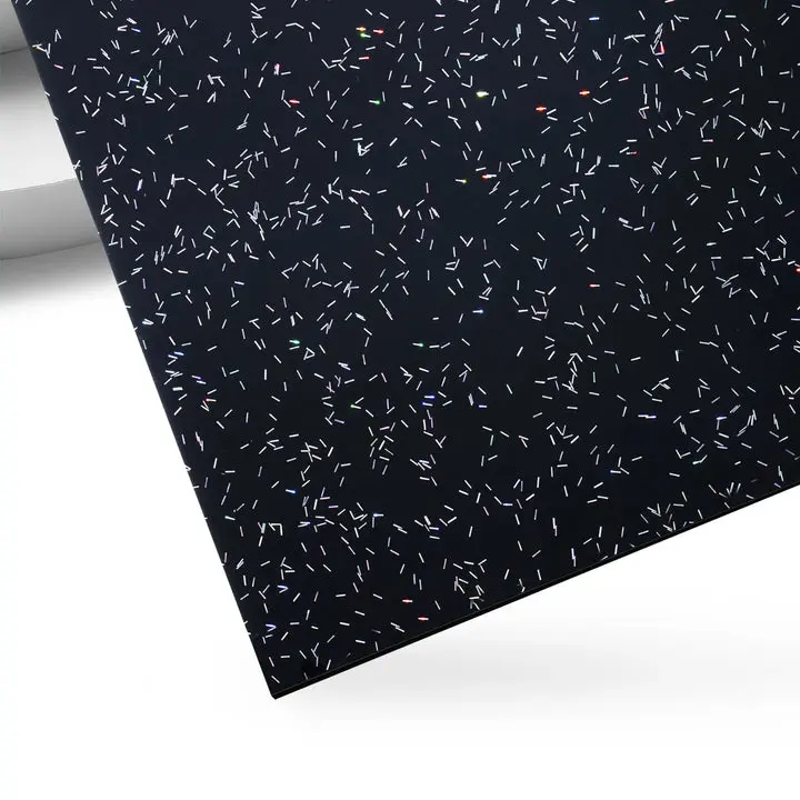 xTool Selected 1/8" Sprinkles Glitter Black Acrylic Sheets (3pcs)