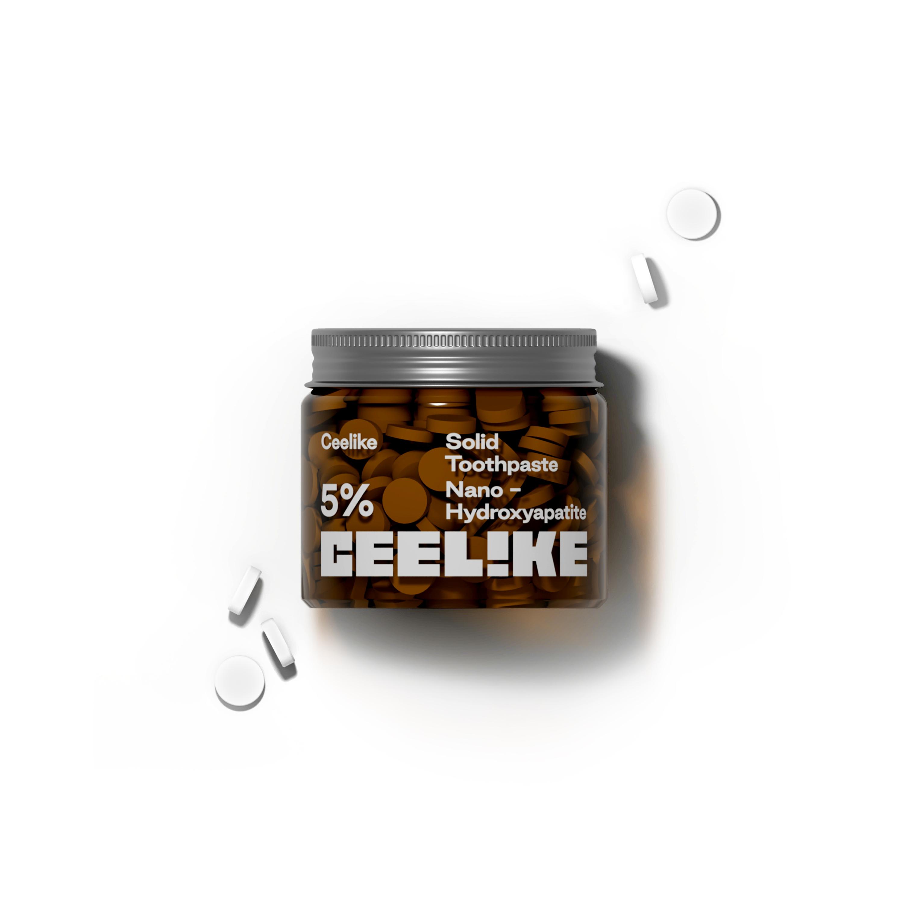 【CEELIKE】 Solid Toothpaste – Fluoride-Free, Eco-Friendly, Portable, Long-Lasting Fresh Breath | Natural Oral Care