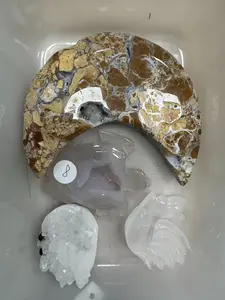 Combination of crystal carvings
