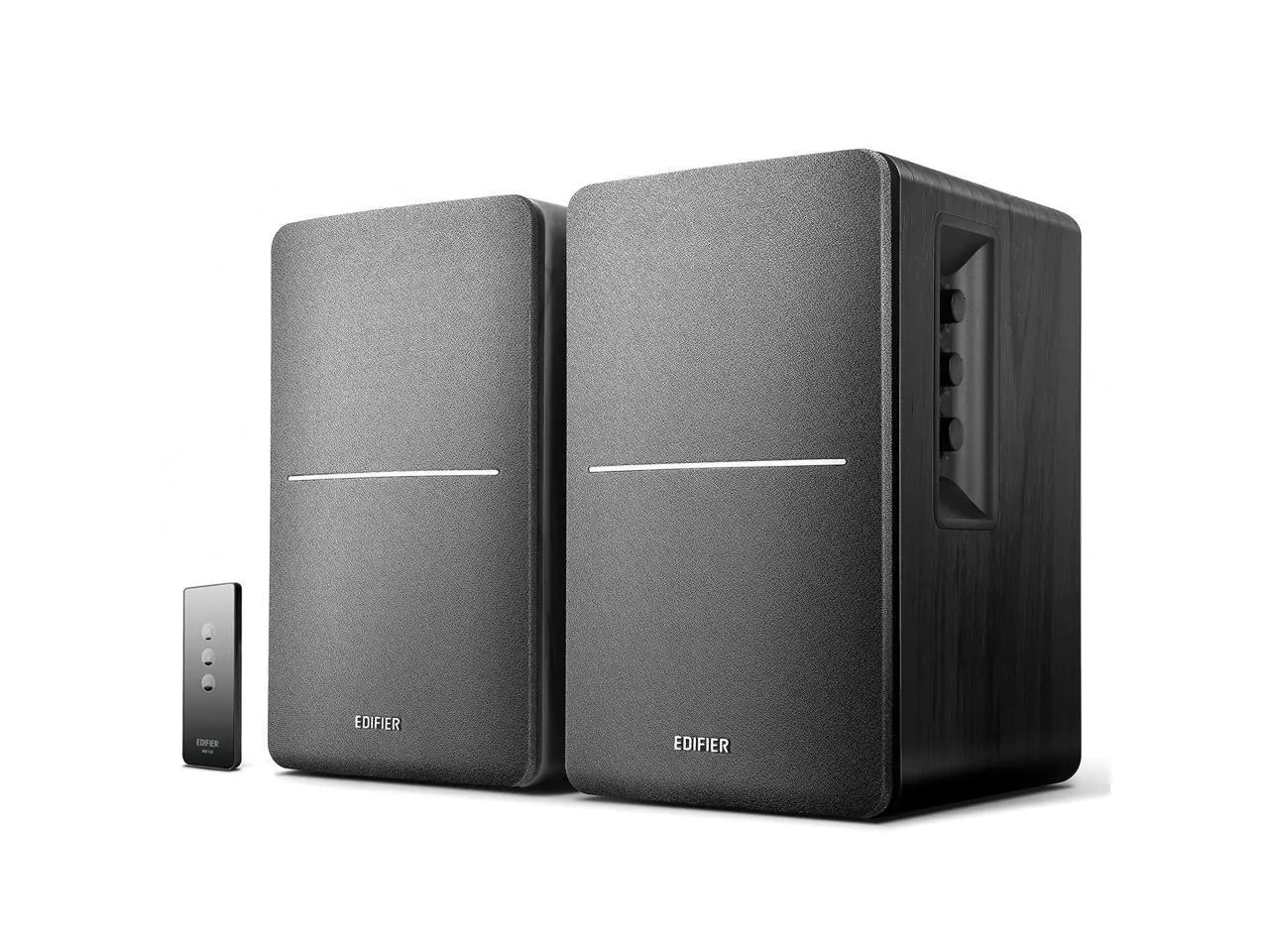Edifier R1280T Powered Bookshelf Speakers - 2.0 Active Studio Monitor Speaker - Black