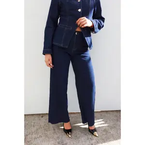 Becca Wide Leg Jean Pant - Denim