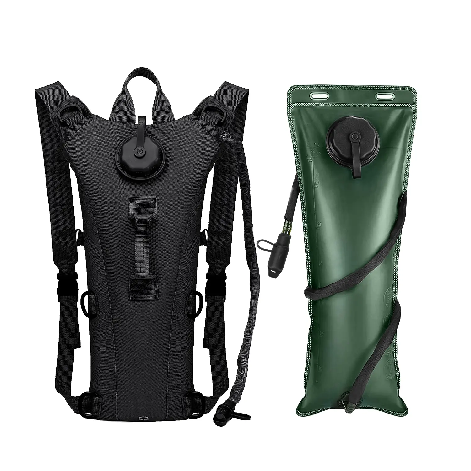 Running Hydration Backpack, with 3L Water Bladder Bag, Daypack for Jogging Hiking Trail Running Cycling Race Marathon