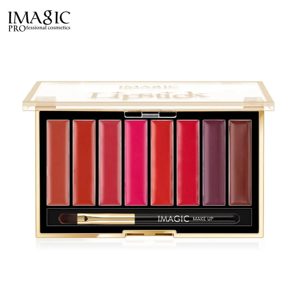 8-color lipstick palette, matte velvet finish, lip gloss and lip stain, Cosmetic, Lip Tint Balm, Lipstick Makeup, Lip Products